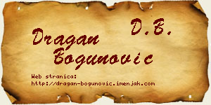 Dragan Bogunović vizit kartica